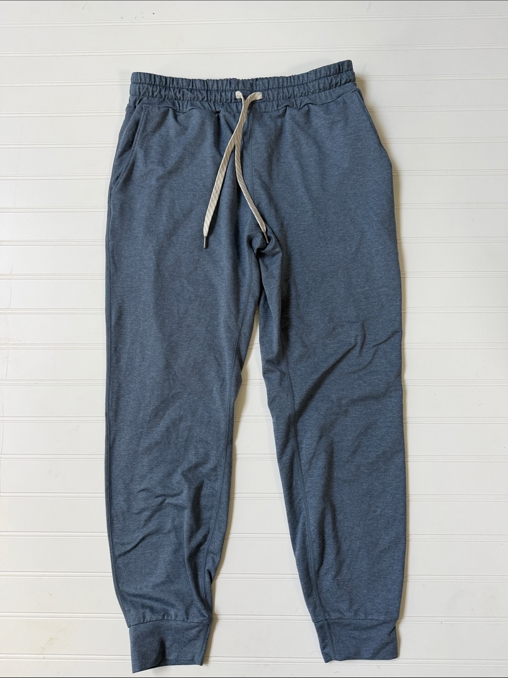 (363)Vuori Sunday Perf. Jogger XS Heather Blue Athletic Lounge Sweatpants VW303